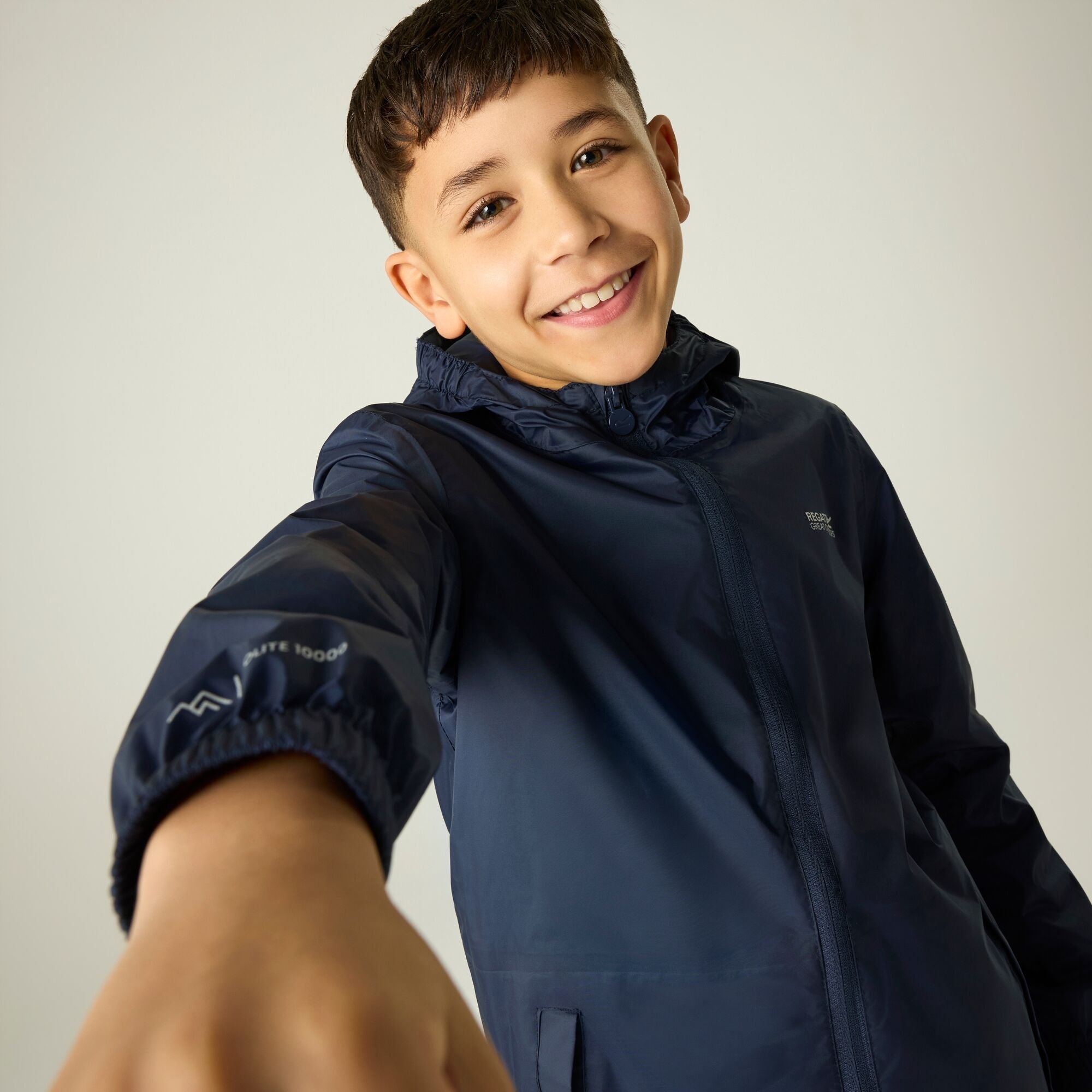 Kids Pack It Waterproof Packaway Jacket (Midnight Navy)