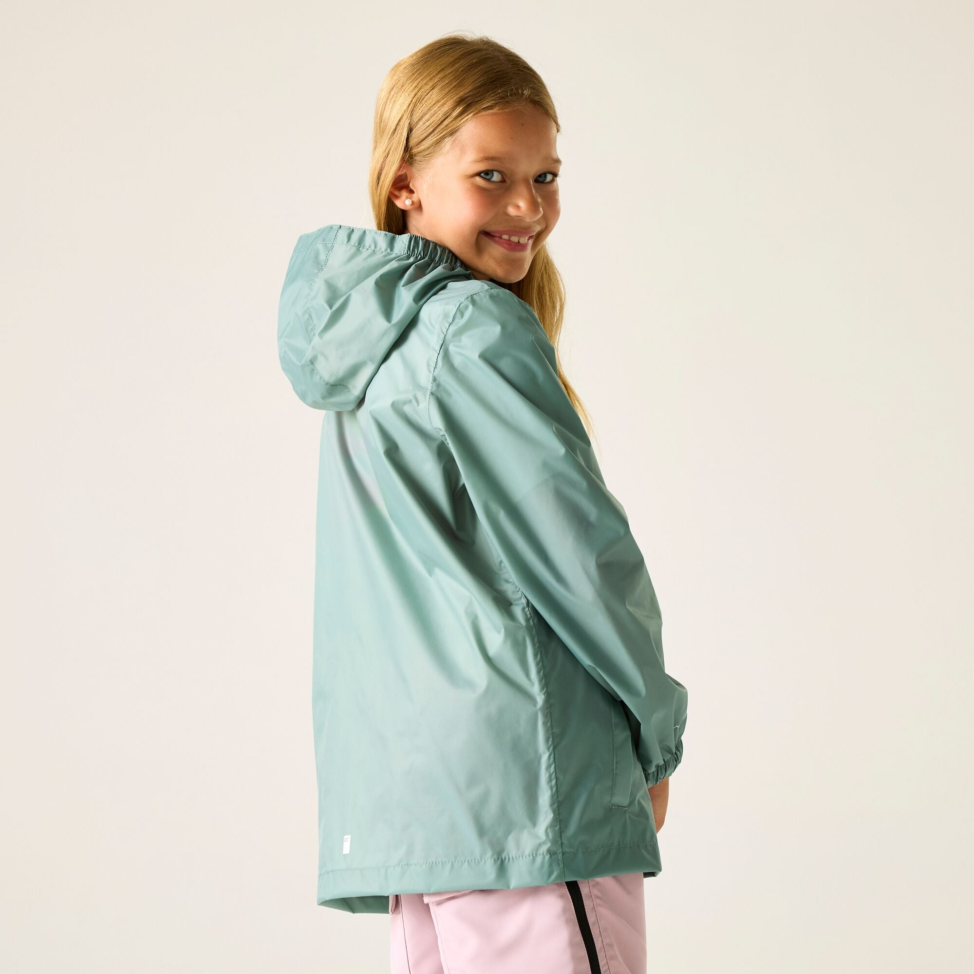 Kids Pack It Waterproof Packaway Jacket (Ivy Moss Green)