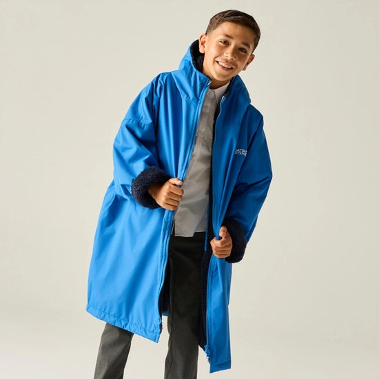 Kids Waterproof Changing Robe (Oxford Blue/Navy)