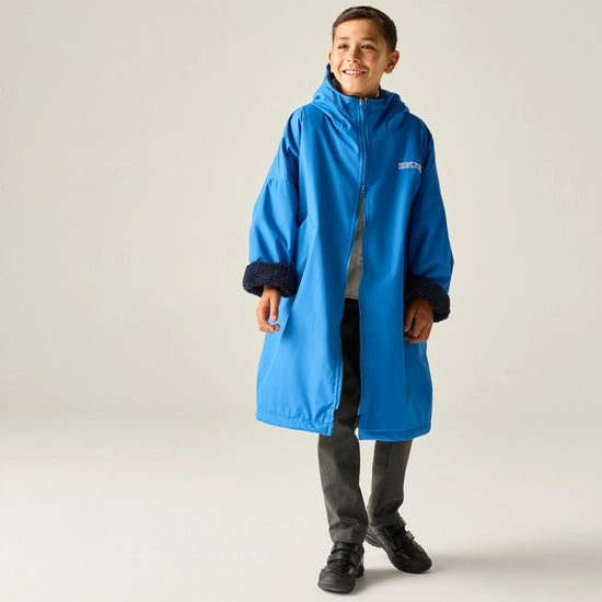 Kids Waterproof Changing Robe (Oxford Blue/Navy)