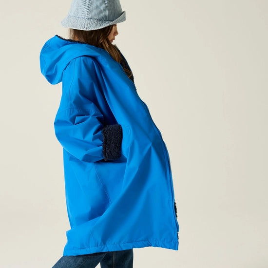 Kids Waterproof Changing Robe (Oxford Blue/Navy)