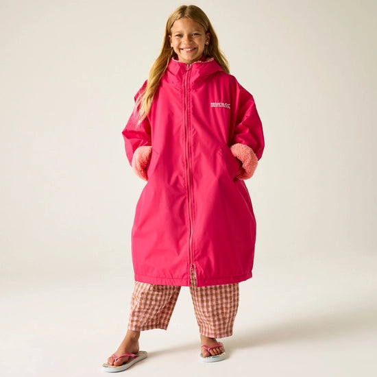 Kids Waterproof Changing Robe (Pink Potion/Pink Shell)