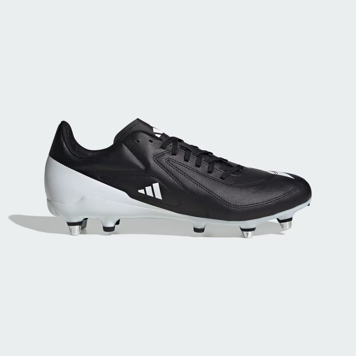 RS-15 Rugby Boots (Black/White/Silver Metallic)