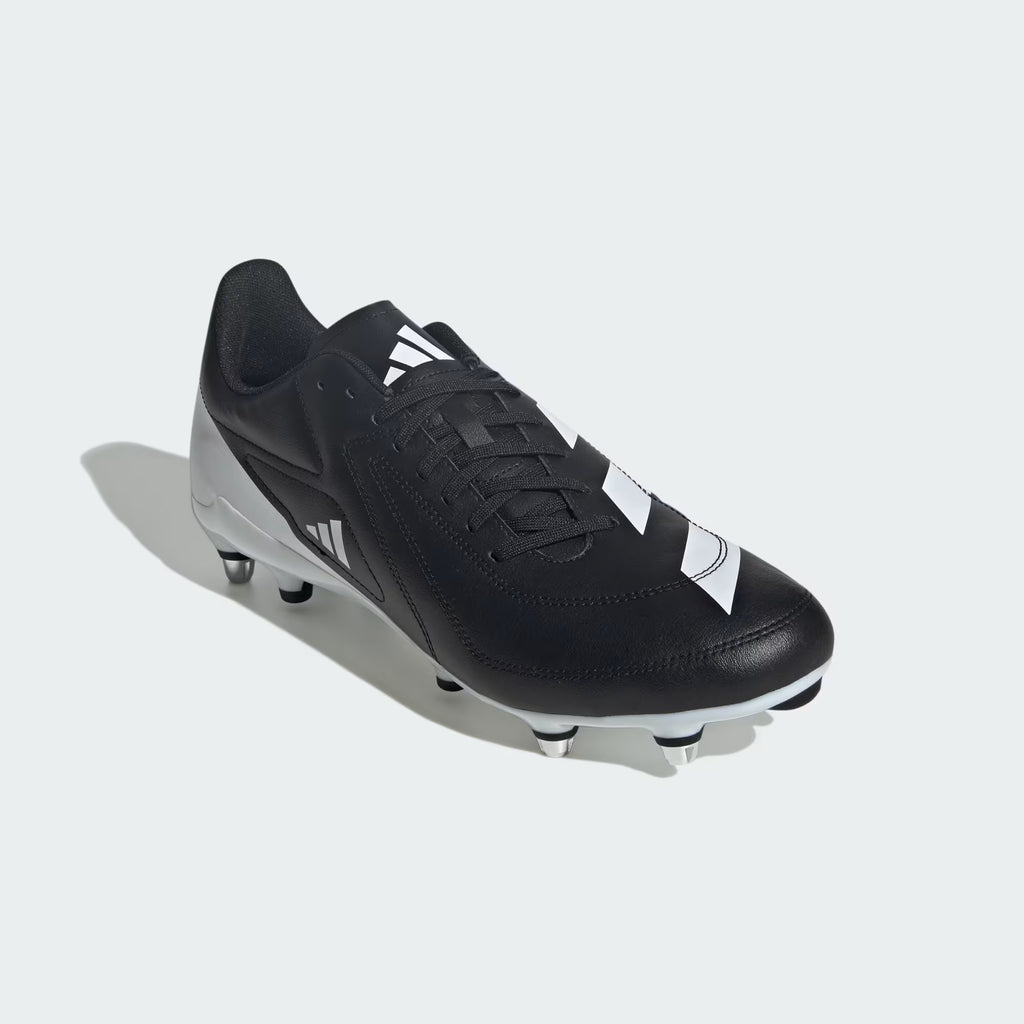 RS-15 Rugby Boots (Black/White/Silver Metallic)