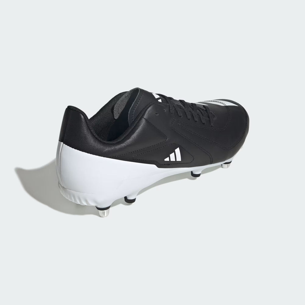 RS-15 Rugby Boots (Black/White/Silver Metallic)