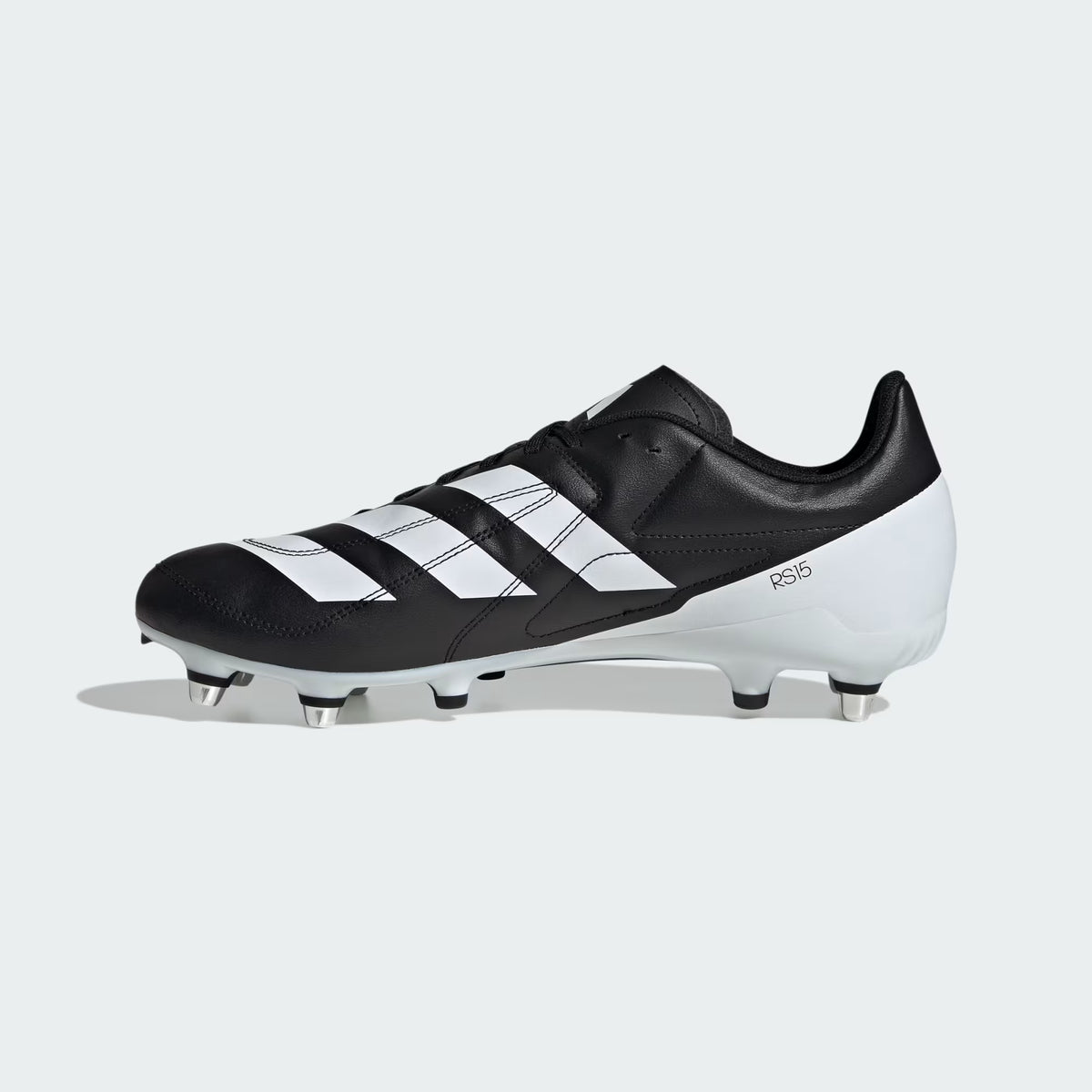RS-15 Rugby Boots (Black/White/Silver Metallic)