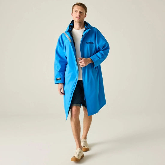 Adult Waterproof Changing Robe (Sonic Blue/Sketch Camo)