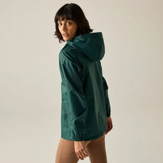 Womens Pack It Jacket (Mediterranea Green)