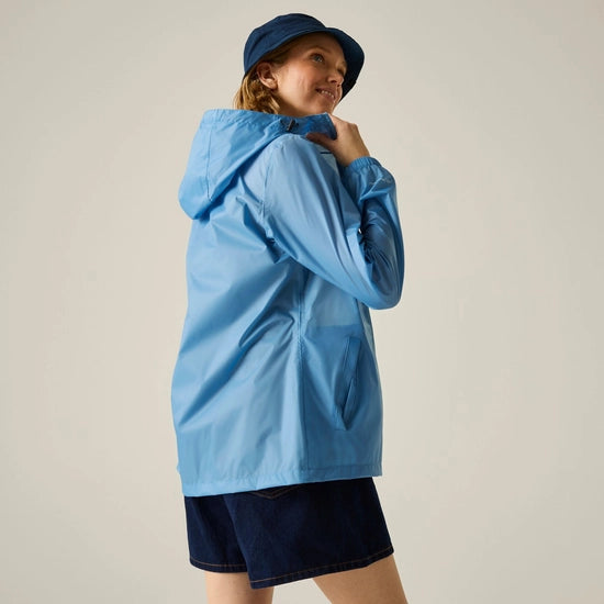 Womens Pack It Jacket (Washed Denim)