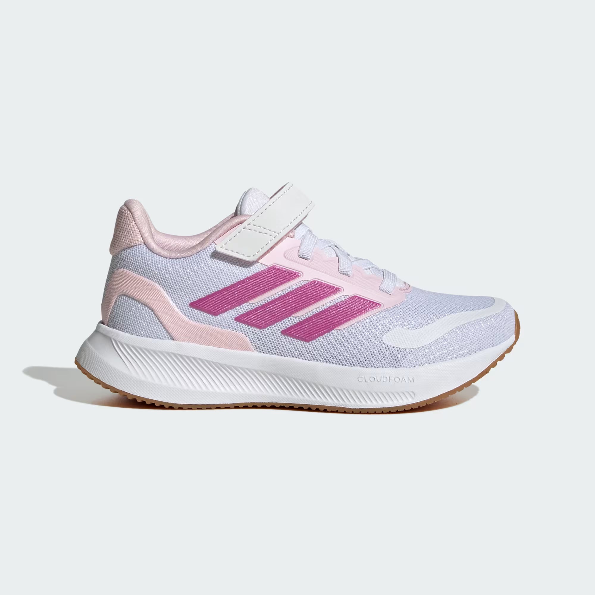 Junior Runfalcon 5 Trainers (Cloud White/Clear Pink/Gumsole)