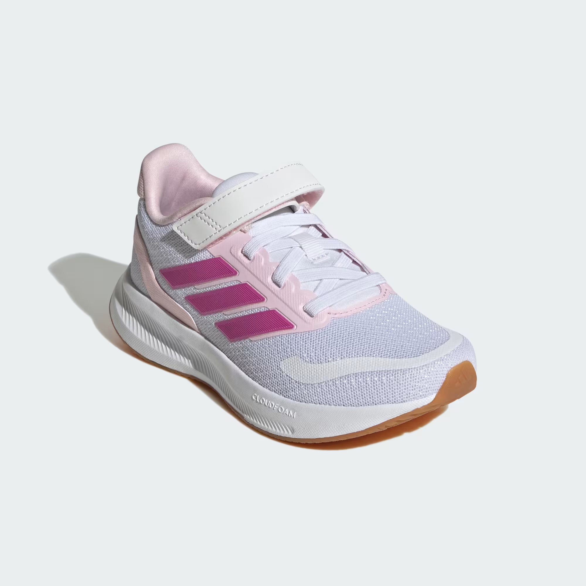 Junior Runfalcon 5 Trainers (Cloud White/Clear Pink/Gumsole)