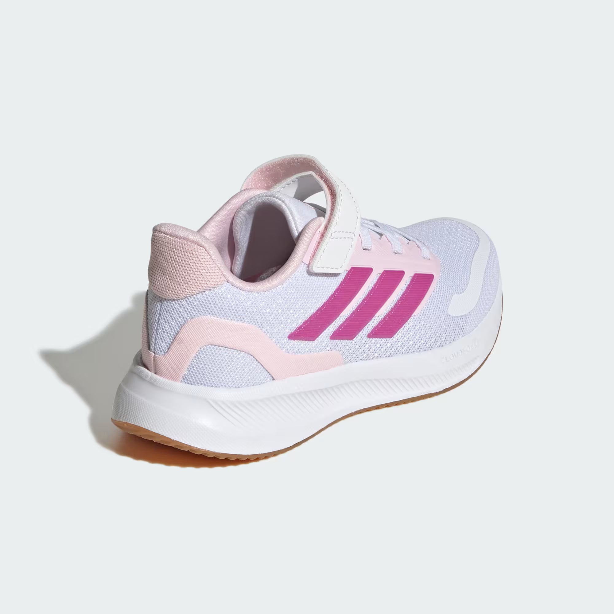 Junior Runfalcon 5 Trainers (Cloud White/Clear Pink/Gumsole)