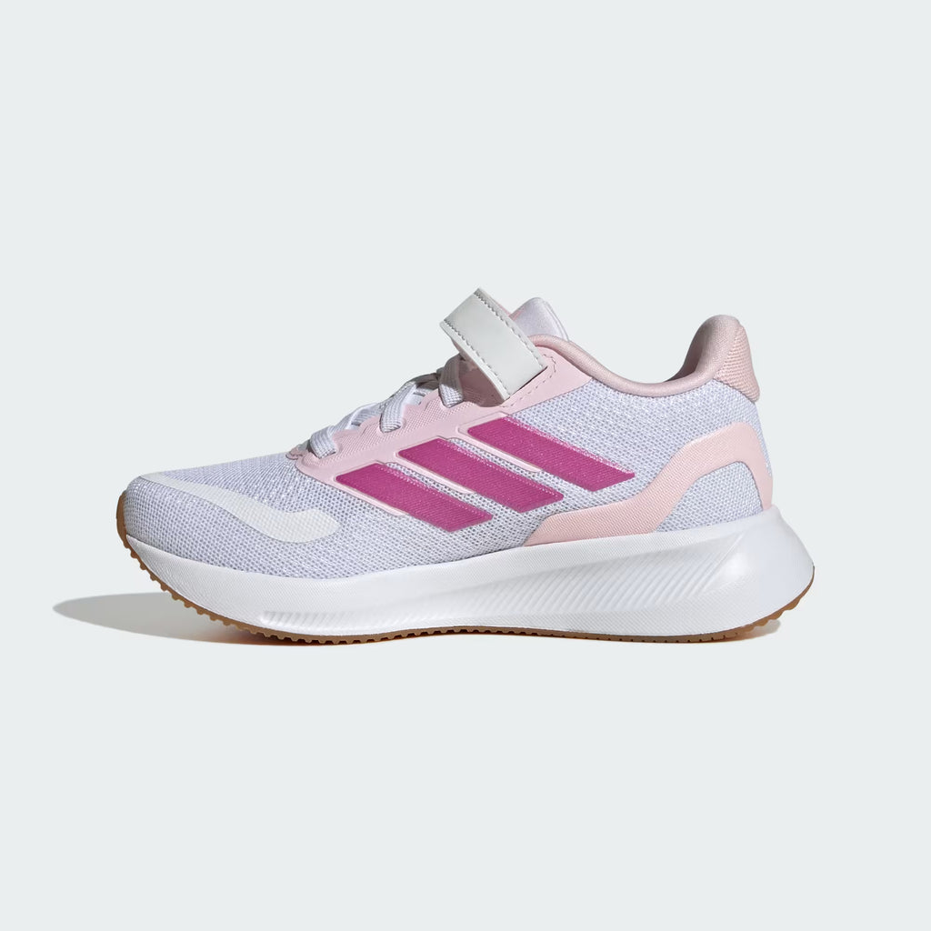 Junior Runfalcon 5 Trainers (Cloud White/Clear Pink/Gumsole)