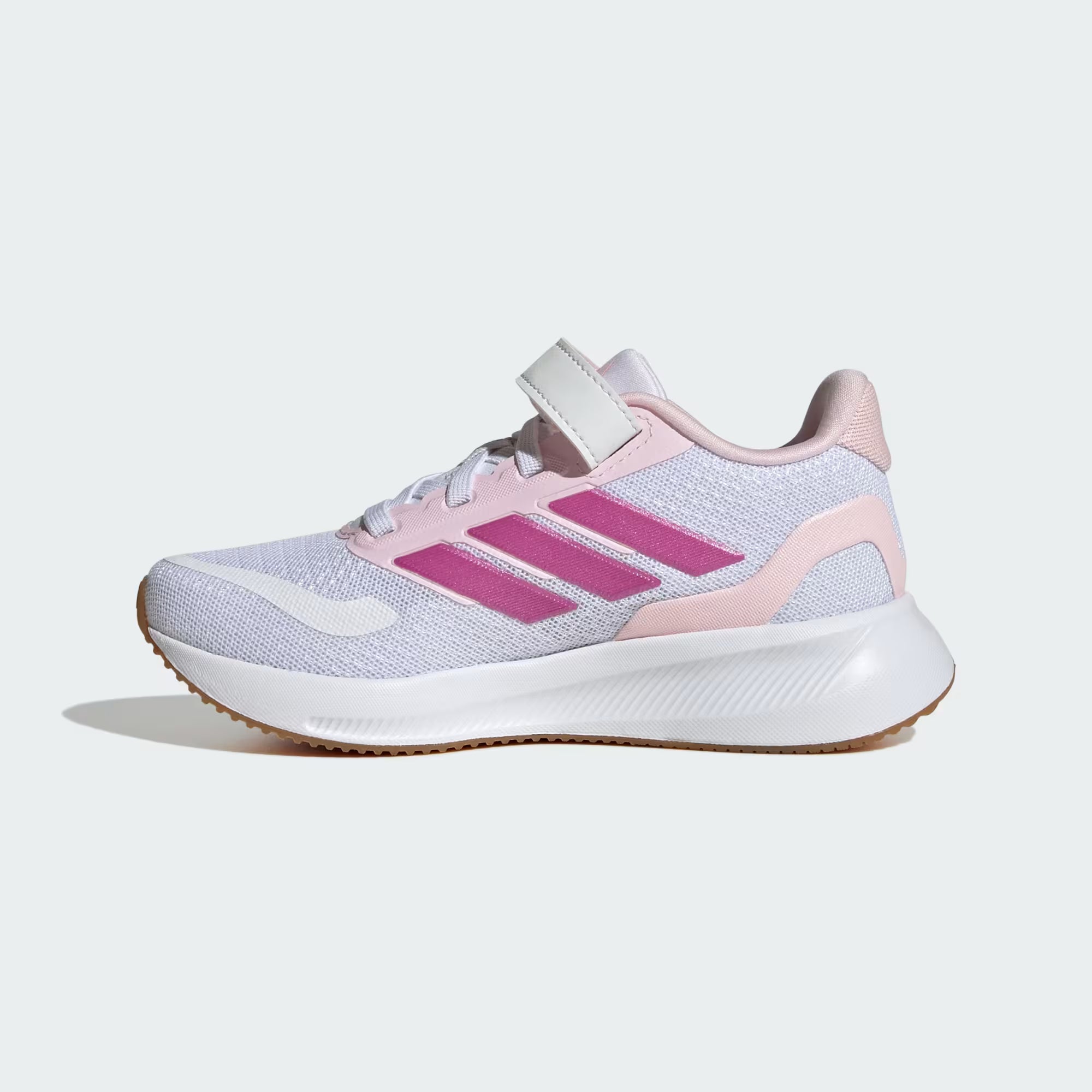 Junior Runfalcon 5 Trainers (Cloud White/Clear Pink/Gumsole)