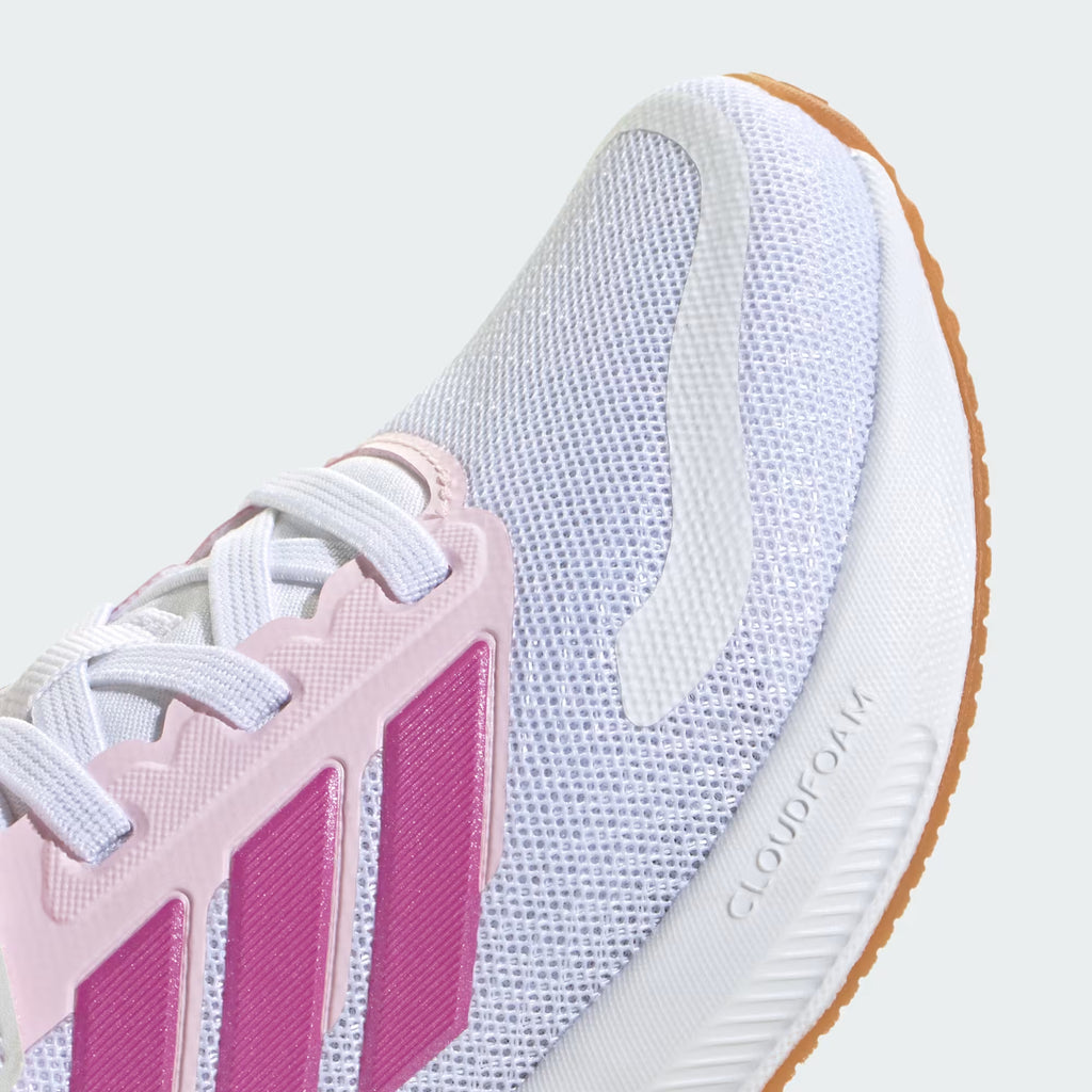 Junior Runfalcon 5 Trainers (Cloud White/Clear Pink/Gumsole)
