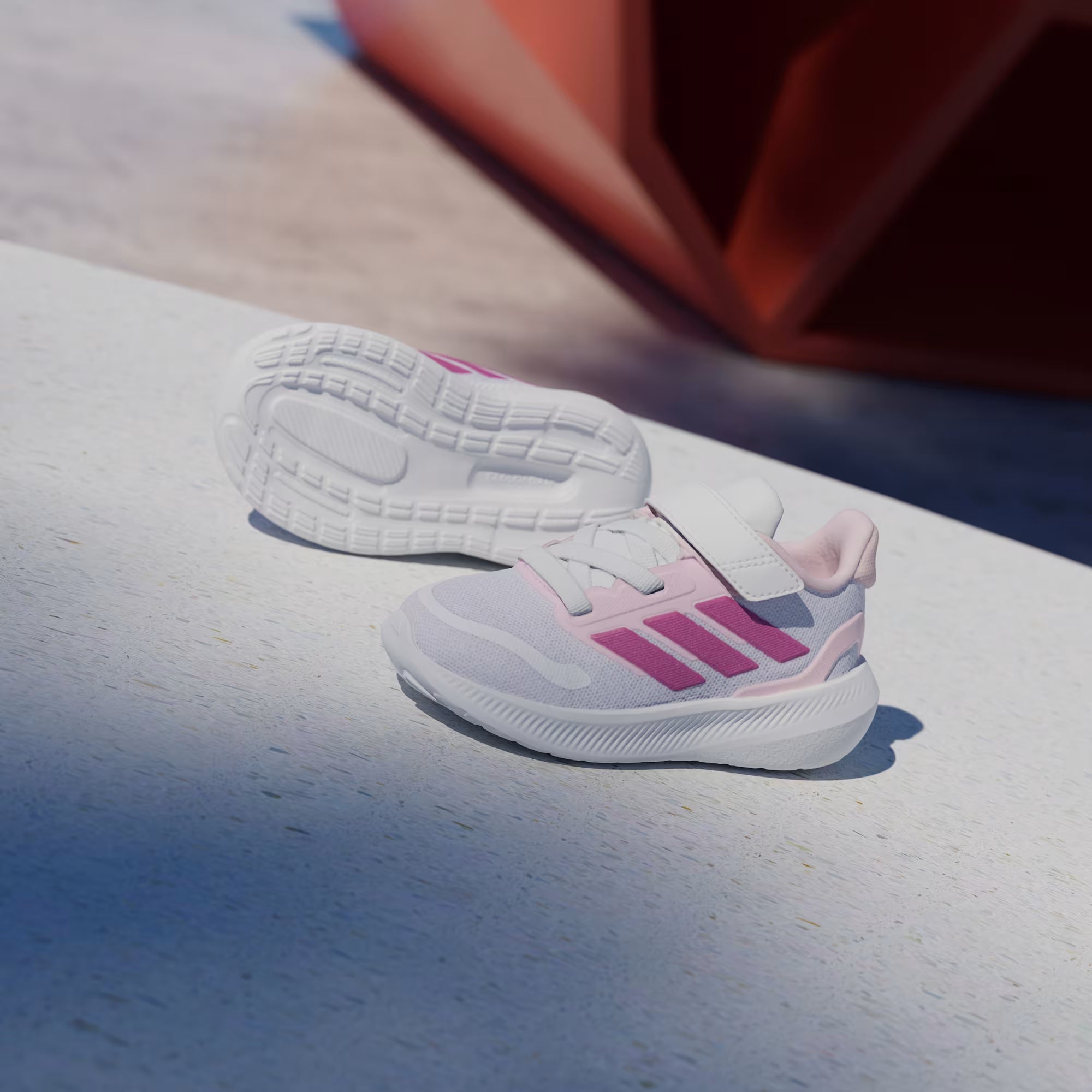 Infant Runfalcon 5 Trainers (White/Pink)
