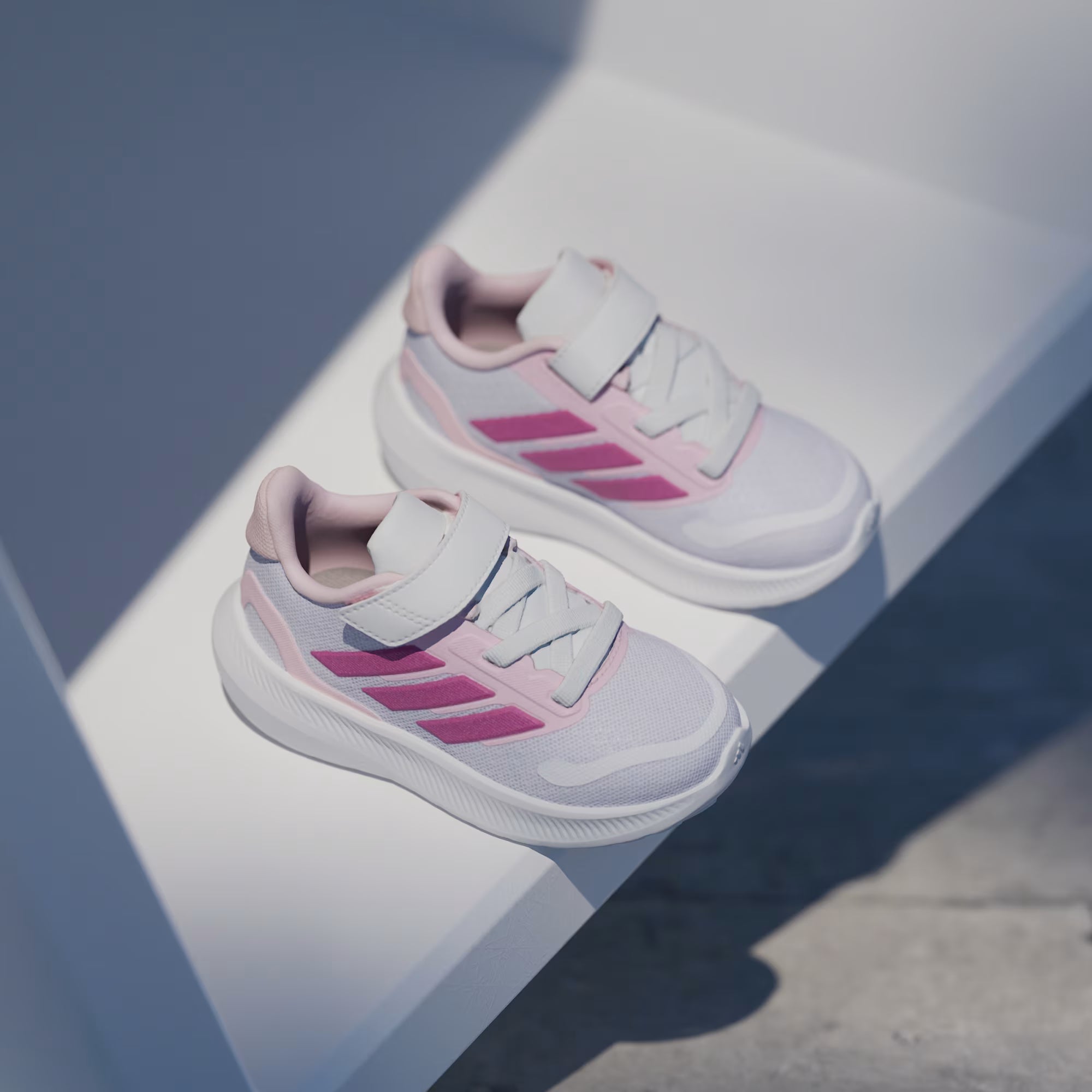 Infant Runfalcon 5 Trainers (White/Pink)