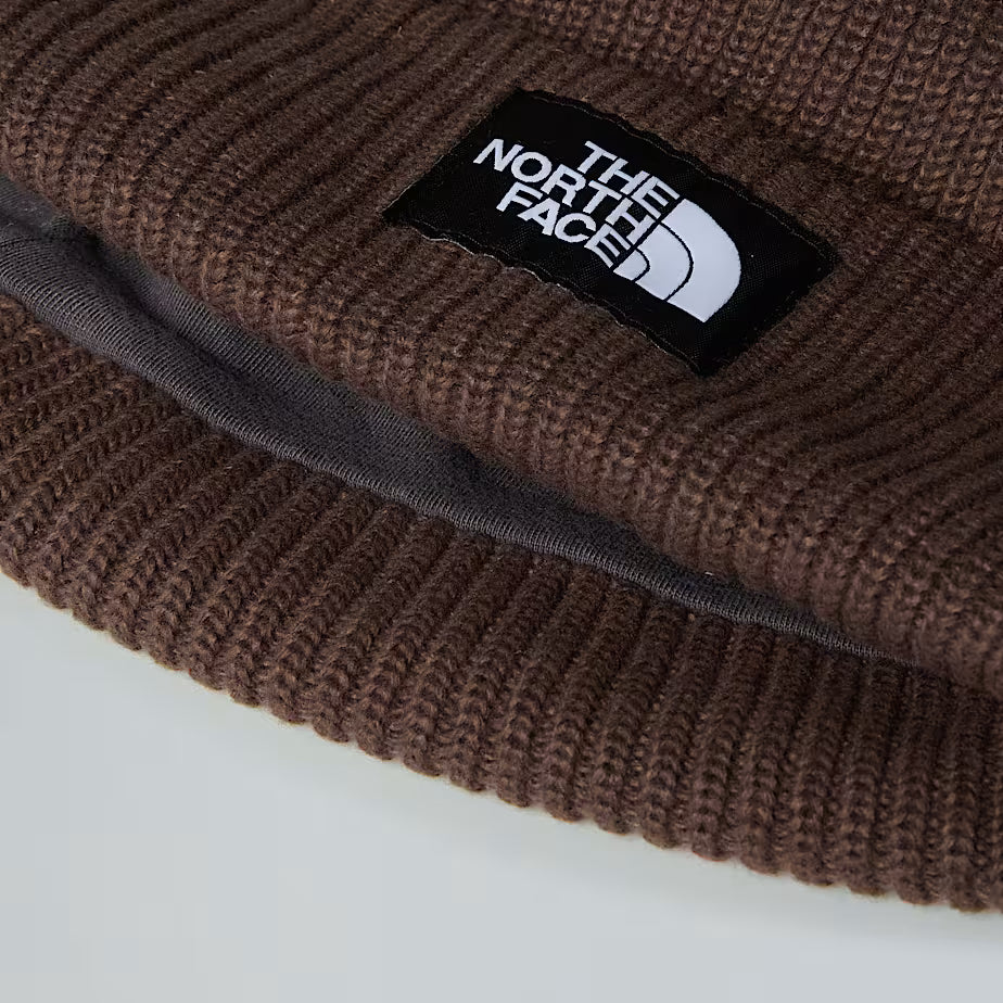 Salty Lined Beanie (Smokey Brown)