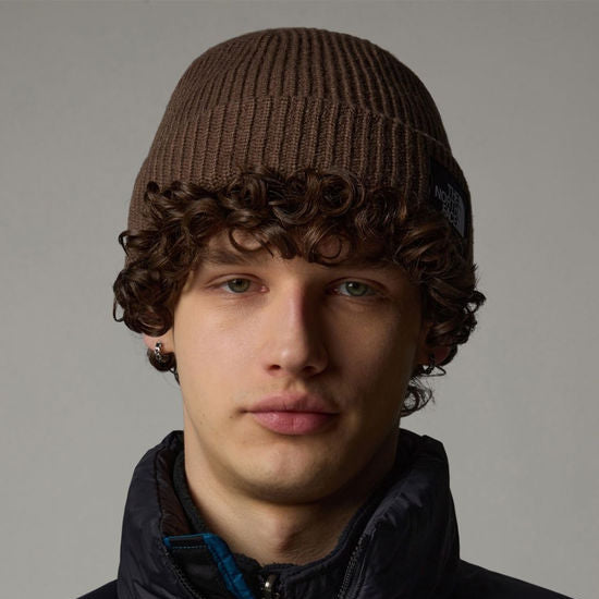 Salty Lined Beanie (Smokey Brown)