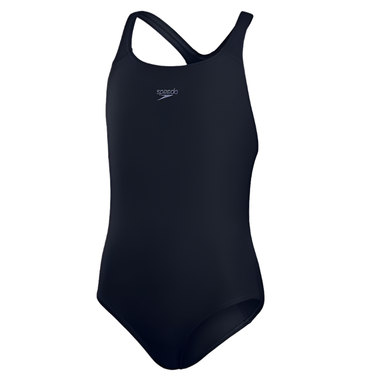 Girls Eco Endurance+ Medalist Swimsuit (Navy)