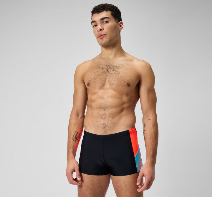 Men's Dive Aquashort (Black/Red)