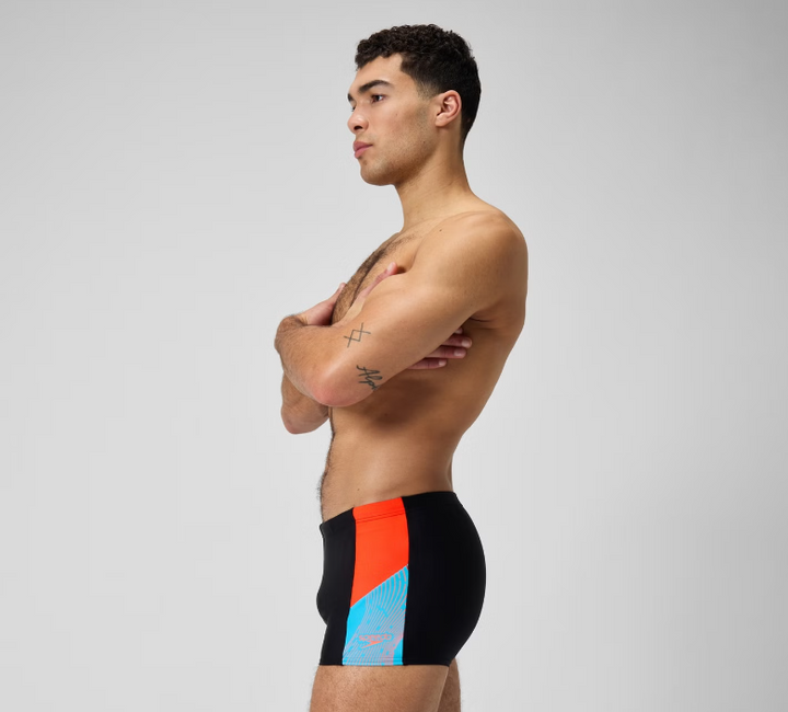 Men's Dive Aquashort (Black/Red)