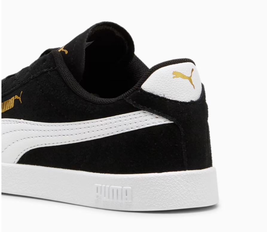 Club II Suede Sneakers (Black)