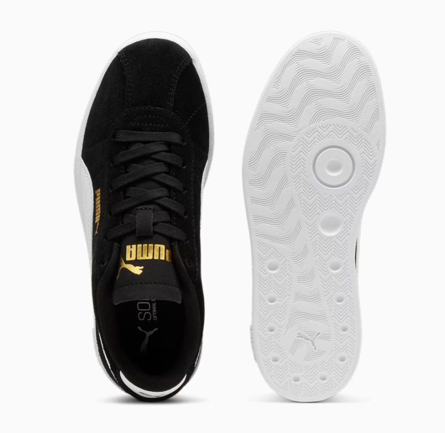 Club II Suede Sneakers (Black)