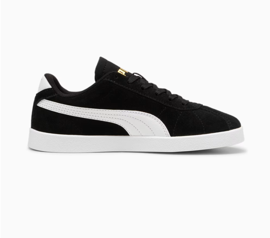 Club II Suede Sneakers (Black)