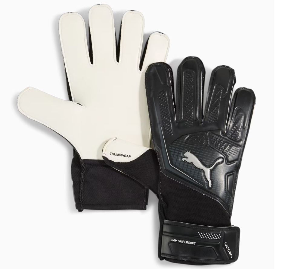 ULTRA PLAY RC Goalkeeper Gloves (Black/Silver)