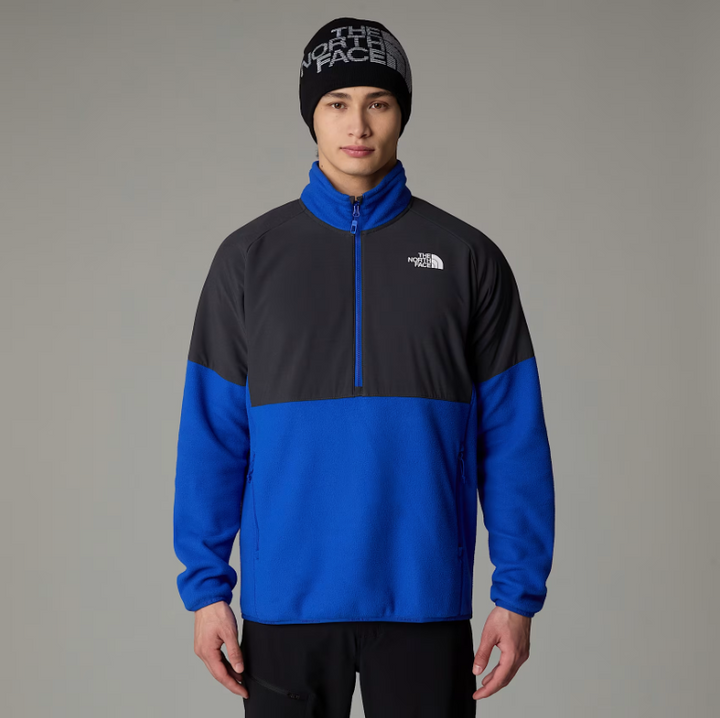 Mens Glacier Heavyweight 1/2 Zip (Blue/Asphalt Grey)