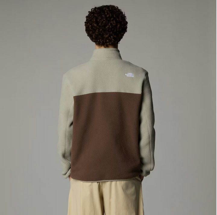 Mens Yumiori 1/4 Zip (Smokey Brown/Clay Grey/Summit Gold)