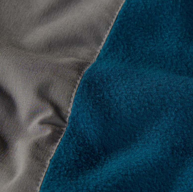 Womens Glacier Heavyweight 1/2 Zip (Midnight Petrol/Grey)