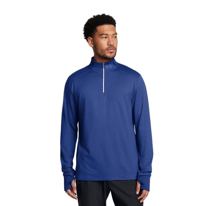 Mens UA Qualifier Run ½ Zip (Blue)