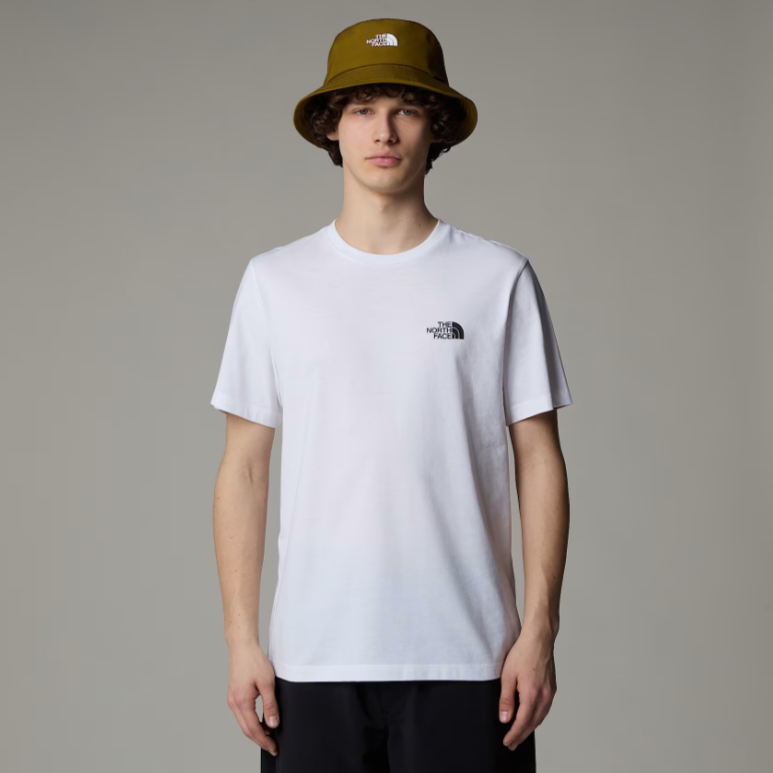 Mens Simple Dome Tee (White)