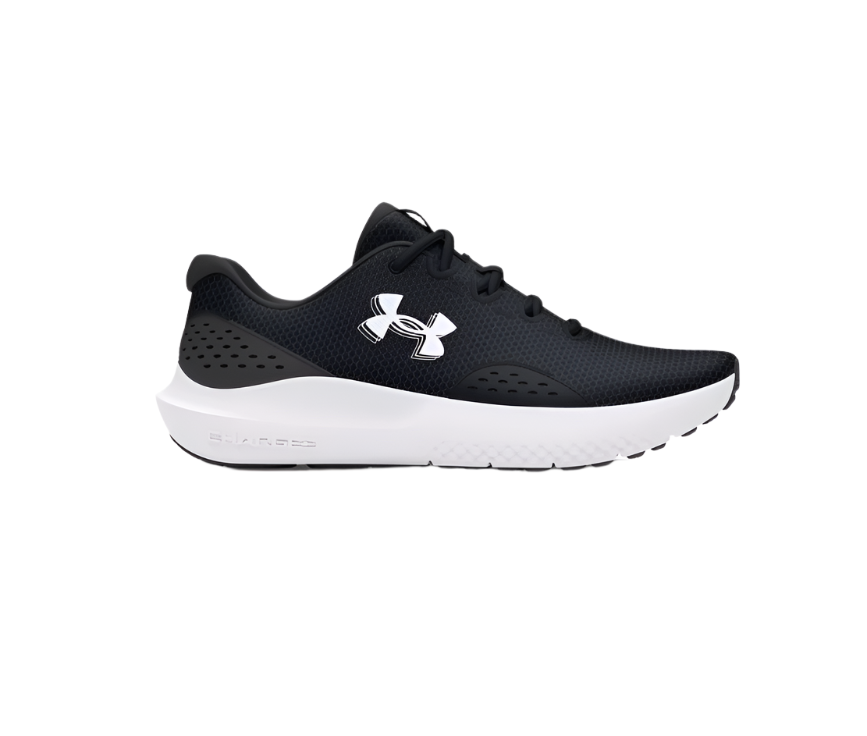 Mens UA Charged Surge 4 Trainer (Black/White)