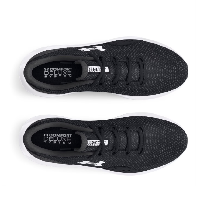 Mens UA Charged Surge 4 Trainer (Black/White)