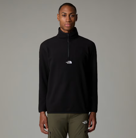 Mens Glacier 1/4 Zip (Black)