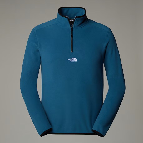 Mens Glacier 1/4 Zip Fleece (Mallard Blue)