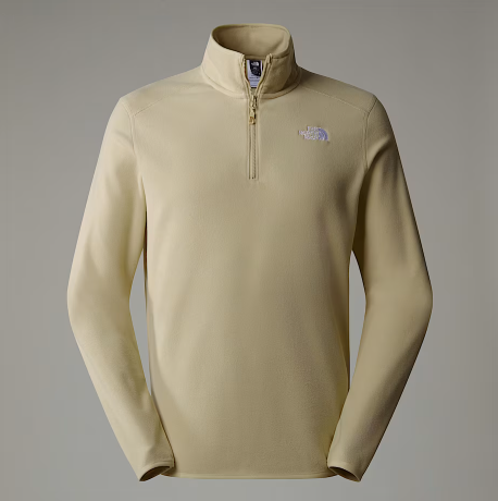 Mens 100 Glacier 1/4 Zip Fleece (Gravel)