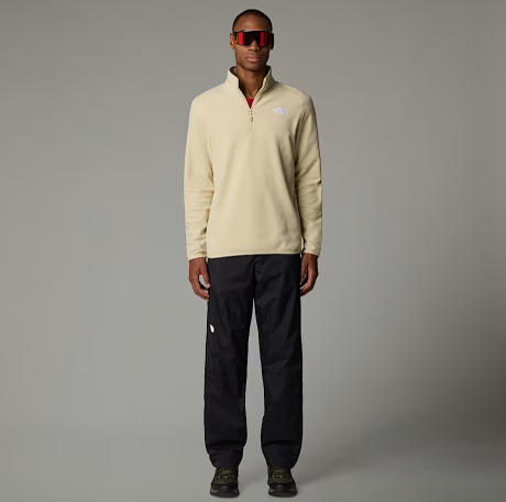 Mens 100 Glacier 1/4 Zip Fleece (Gravel)