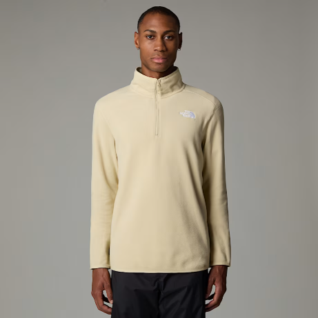 Mens 100 Glacier 1/4 Zip Fleece (Gravel)