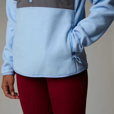 Womens Glacier Heavyweight 1/2 Zip (Cornflower/Smoked Pearl)