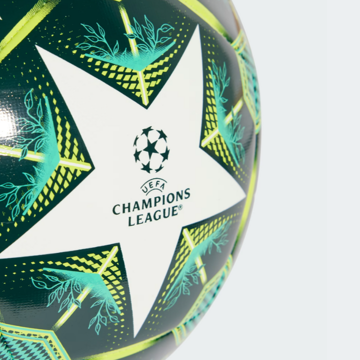 UCL Training 24/25 Knockout Phase Ball (White/Shadow Green)