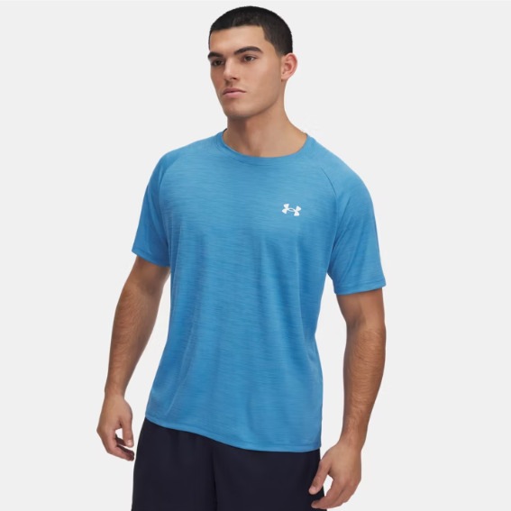 Mens Tech Textured Tee (Ether Blue/Tonic)