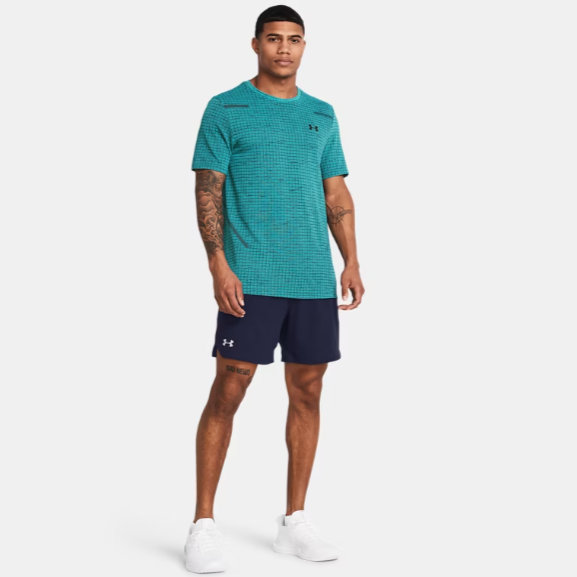 Mens Vanish Woven 6" Shorts (Midnight Navy/Mod Gray)