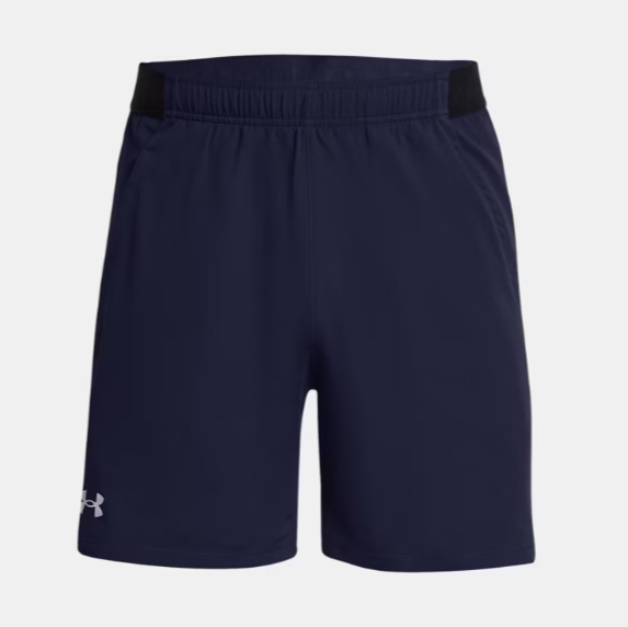 Mens Vanish Woven 6" Shorts (Midnight Navy/Mod Gray)