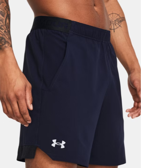 Mens Vanish Woven 6" Shorts (Midnight Navy/Mod Gray)