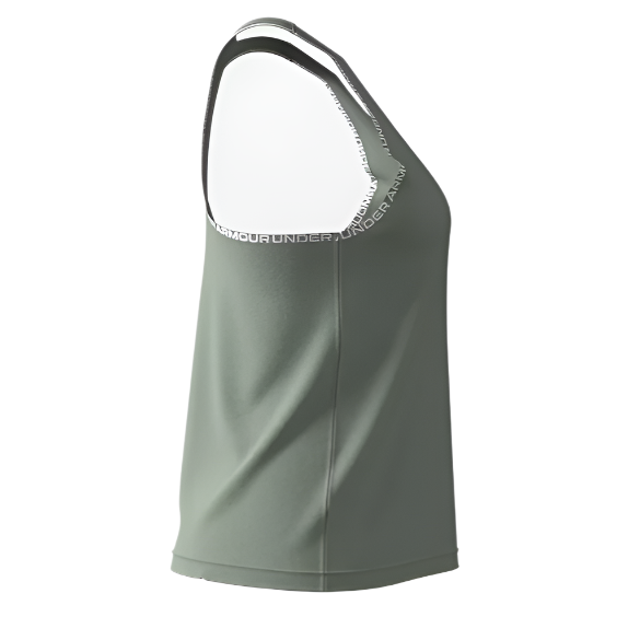 Womens Tech Knockout Tank Top (Silica Green)