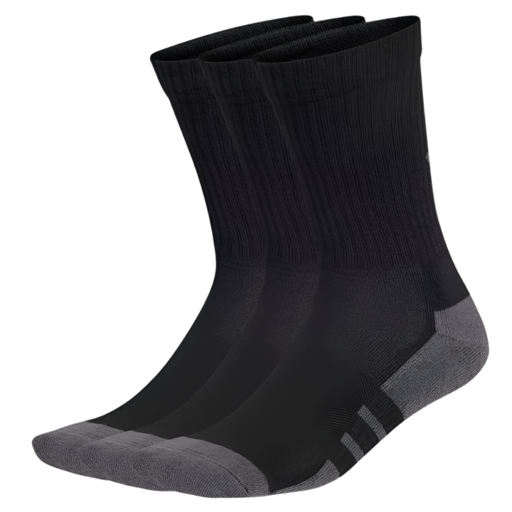 Unisex Essentials Climacool Crew Socks 3 Pairs (Black/Grey)